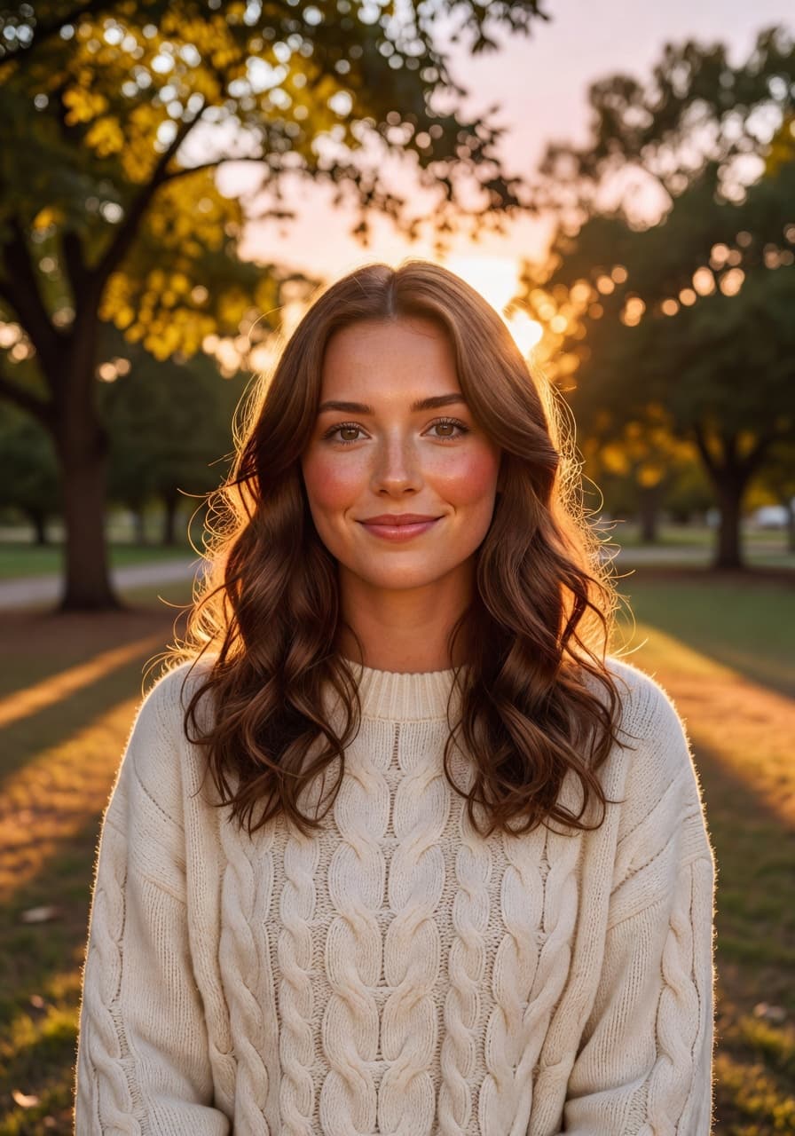 AI Photo Studio sample portrait generated by SelfAI