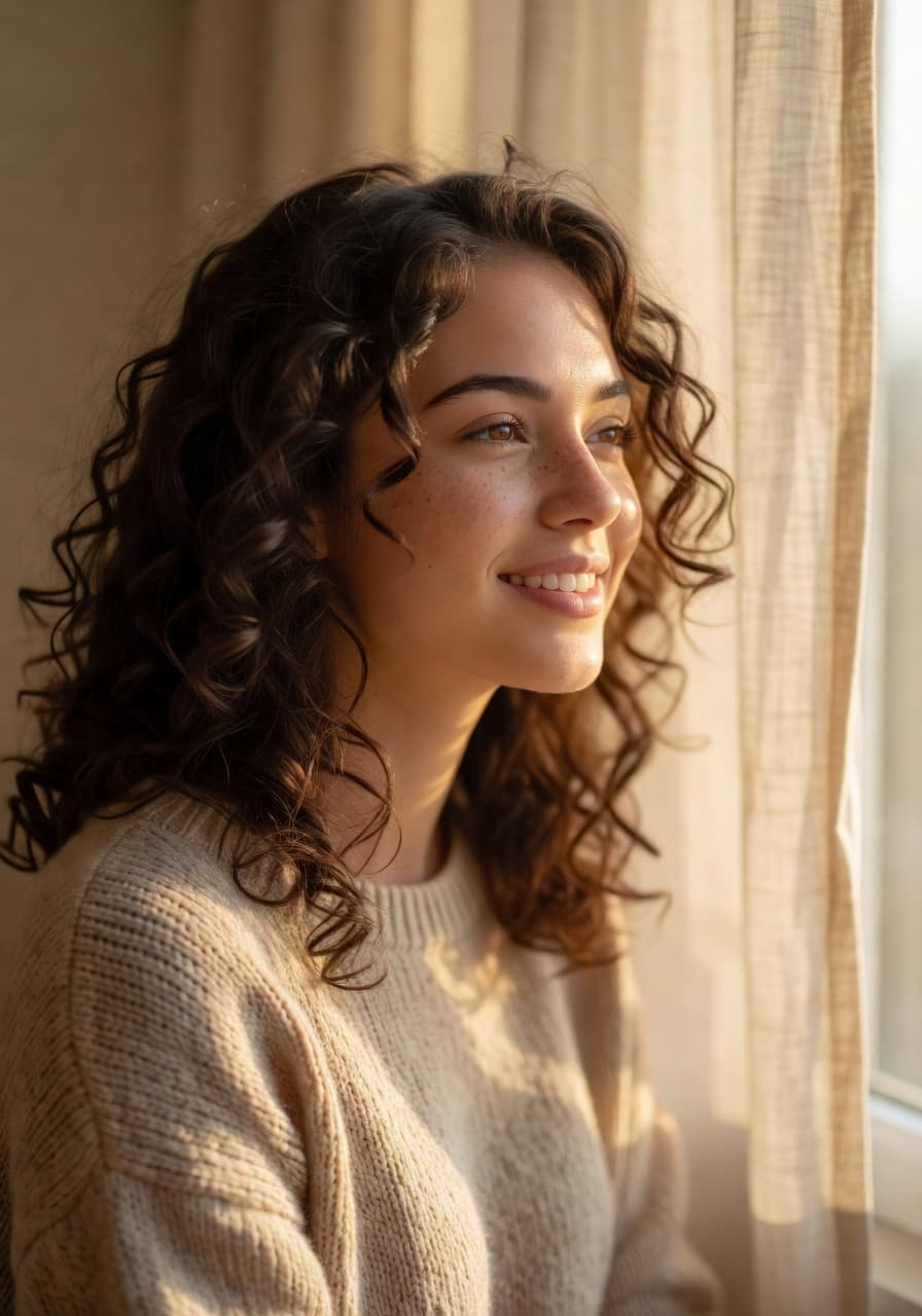 AI Photo Studio sample portrait generated by SelfAI